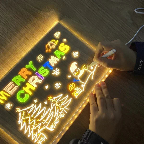 ✨LAST WEEK SPECIAL PRICE: 13.99!! ⏳🎨Luminous Led Drawing Board For Children