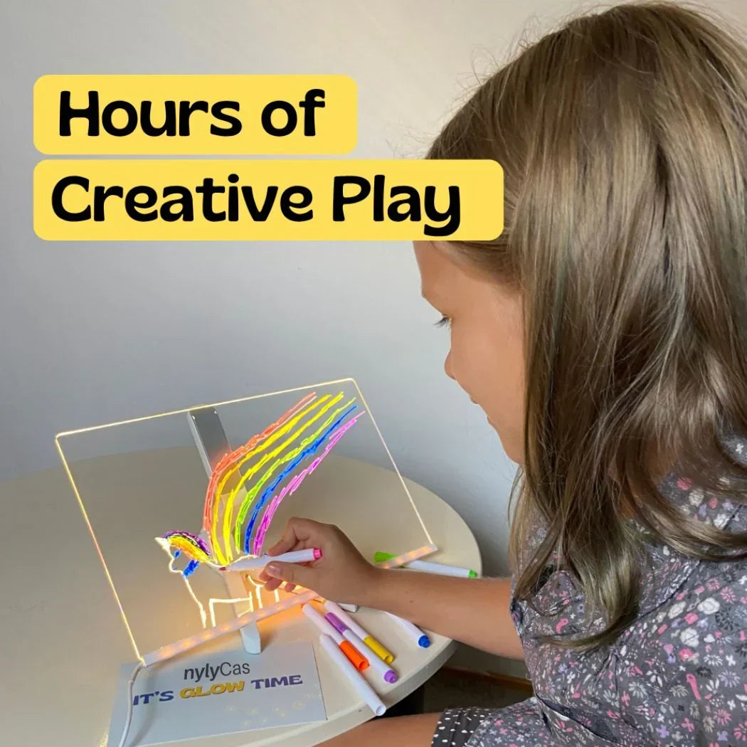✨LAST WEEK SPECIAL PRICE: 13.99!! ⏳🎨Luminous Led Drawing Board For Children