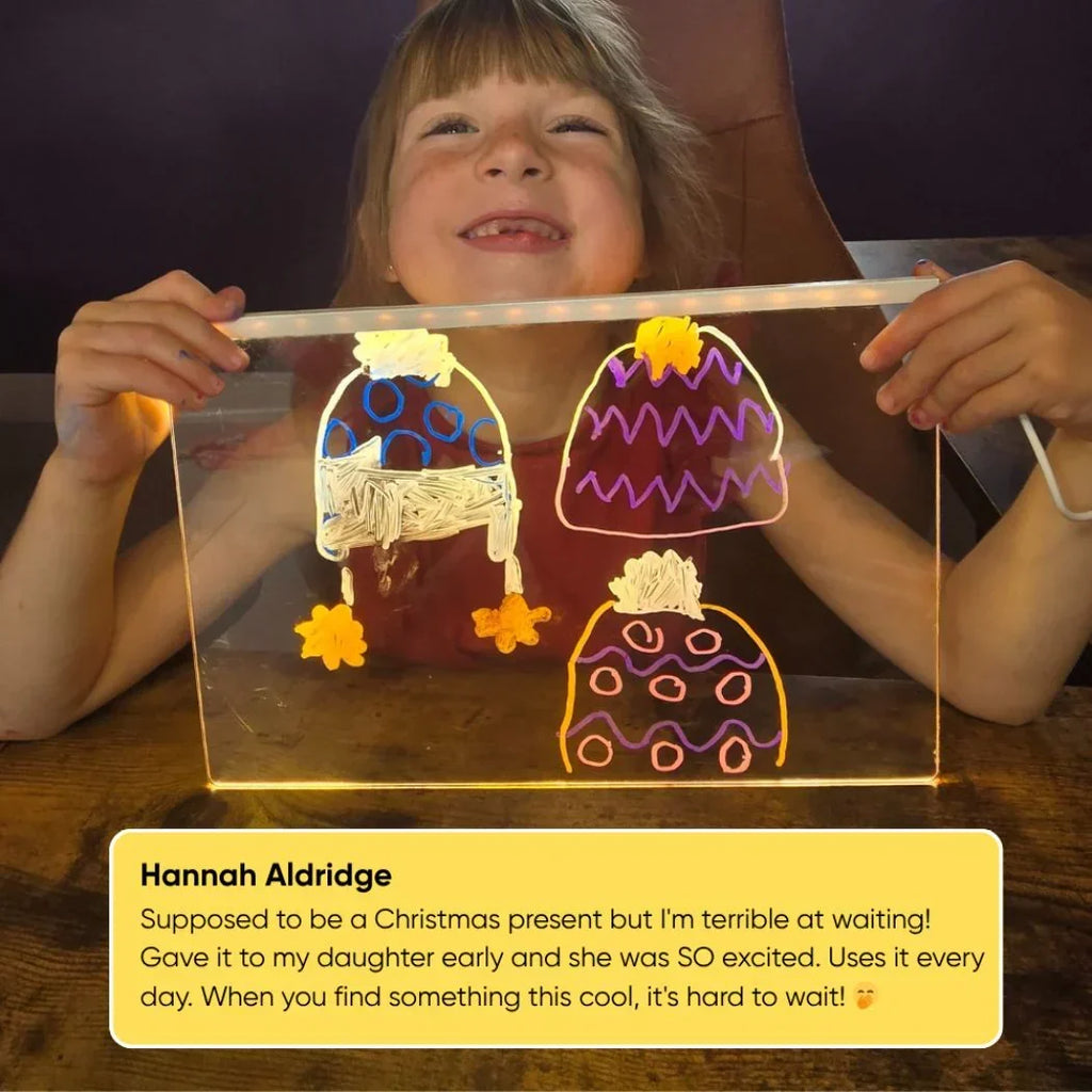 ✨LAST WEEK SPECIAL PRICE: 13.99!! ⏳🎨Luminous Led Drawing Board For Children