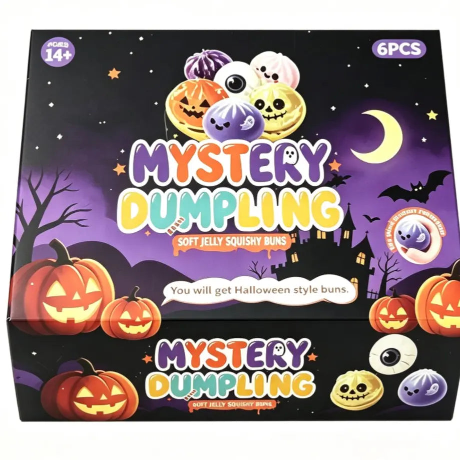 Halloween Ghost Dumpling Squishy Toy Set