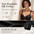 Women’s Seamless Breathable Push-Up Support Bra