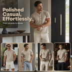 ⌛Limited Time Offer – Men’s Breathable Short Sleeve Henley Shirt