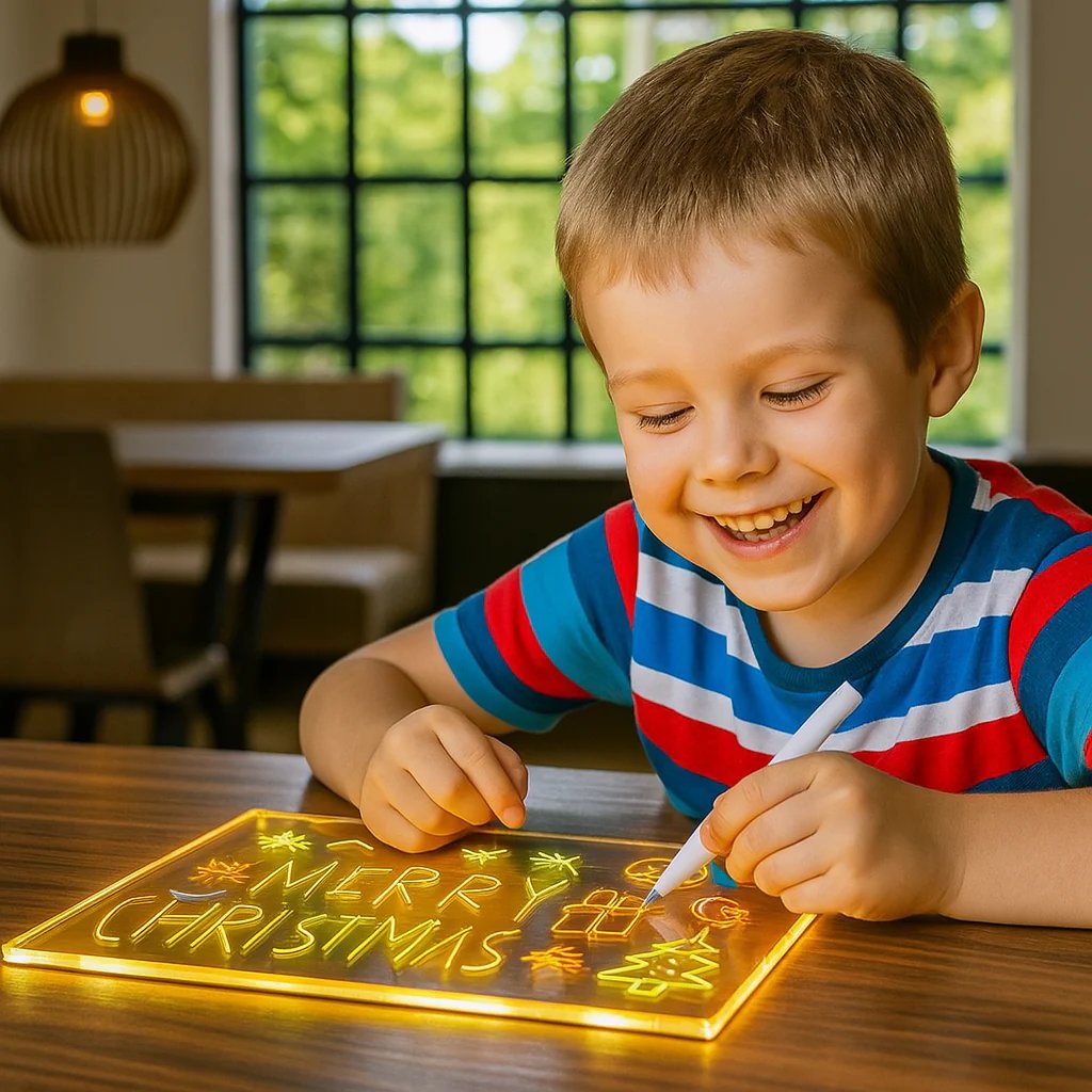 ✨LAST WEEK SPECIAL PRICE: 13.99!! ⏳🎨Luminous Led Drawing Board For Children