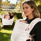 Porte-bébé ergonomique pour nouveau-nés et tout-petits – Conception respirante en coton et lin