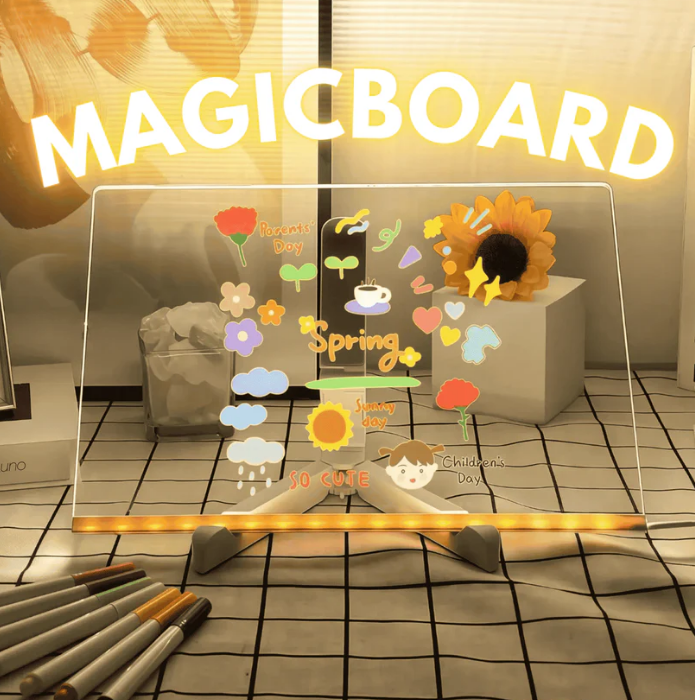 ✨LAST WEEK SPECIAL PRICE: 13.99!! ⏳🎨Luminous Led Drawing Board For Children