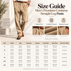 Men's Premium Corduroy Straight Leg Pants