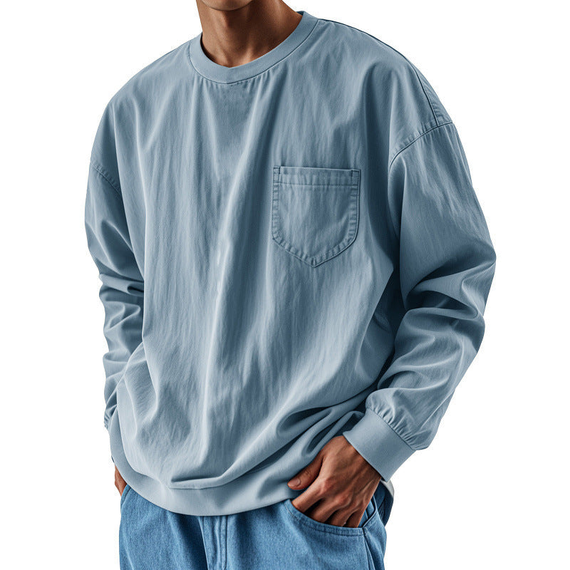 👕Men's Loose-Fit Long Sleeve T-Shirt – Everyday Comfort & Effortless Style