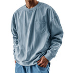 👕Men's Loose-Fit Long Sleeve T-Shirt – Everyday Comfort & Effortless Style