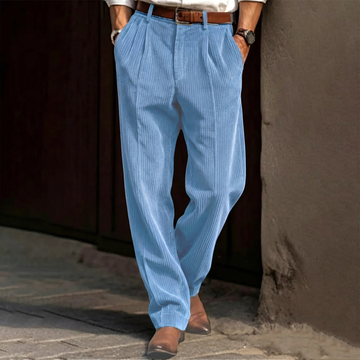 Men's Premium Corduroy Straight Leg Pants