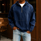 Quarter-Zip Hooded Pullover