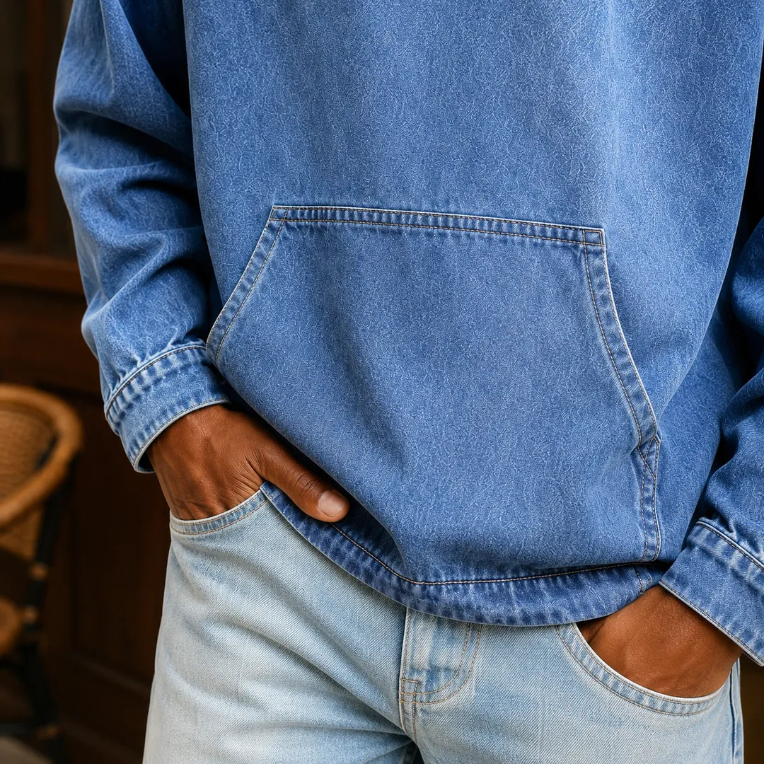 Quarter-Zip Hooded Pullover