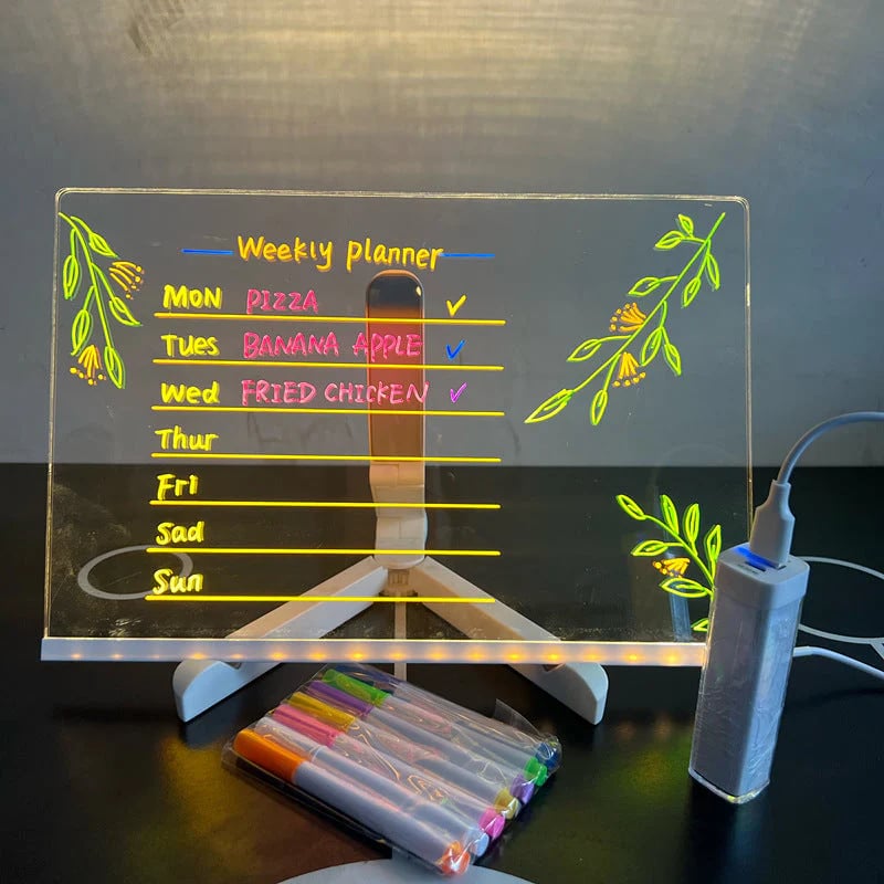 ✨LAST WEEK SPECIAL PRICE: 13.99!! ⏳🎨Luminous Led Drawing Board For Children