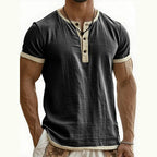 ⌛Limited Time Offer – Men’s Breathable Short Sleeve Henley Shirt