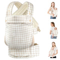Ergonomic Baby Carrier for Newborns and Toddlers – Breathable Cotton-Linen Design