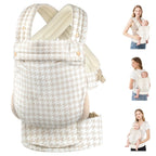 Porte-bébé ergonomique pour nouveau-nés et tout-petits – Conception respirante en coton et lin