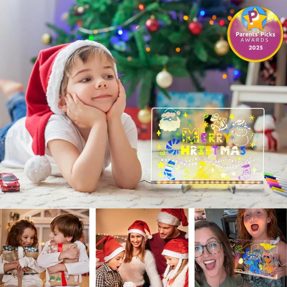 ✨LAST WEEK SPECIAL PRICE: 13.99!! ⏳🎨Luminous Led Drawing Board For Children